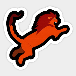 The Lion Sting Sticker